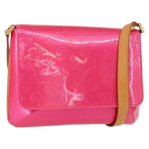 LOUIS VUITTON Vernis Thompson Street Bag Fuchsia Pink M91215 LV Auth 157675SAV